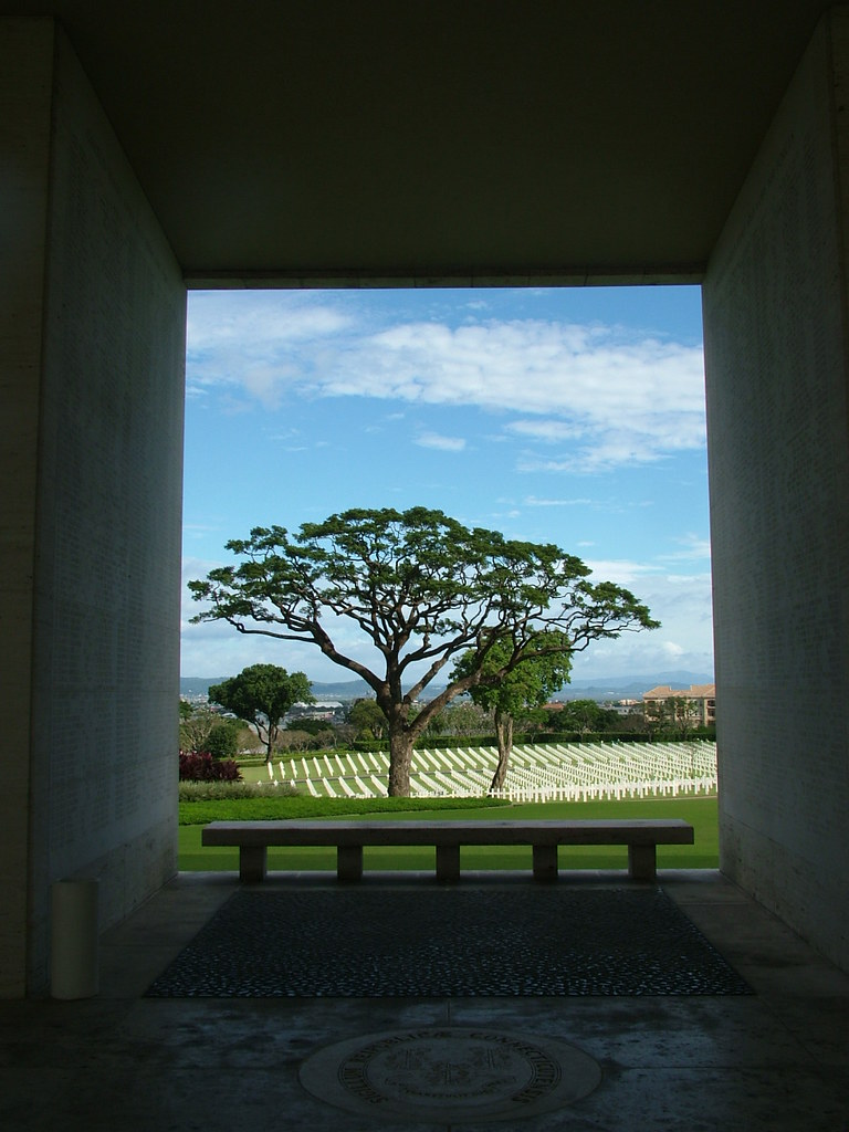 Solemn Place American Cemetery in Manila. It will make any… Flickr