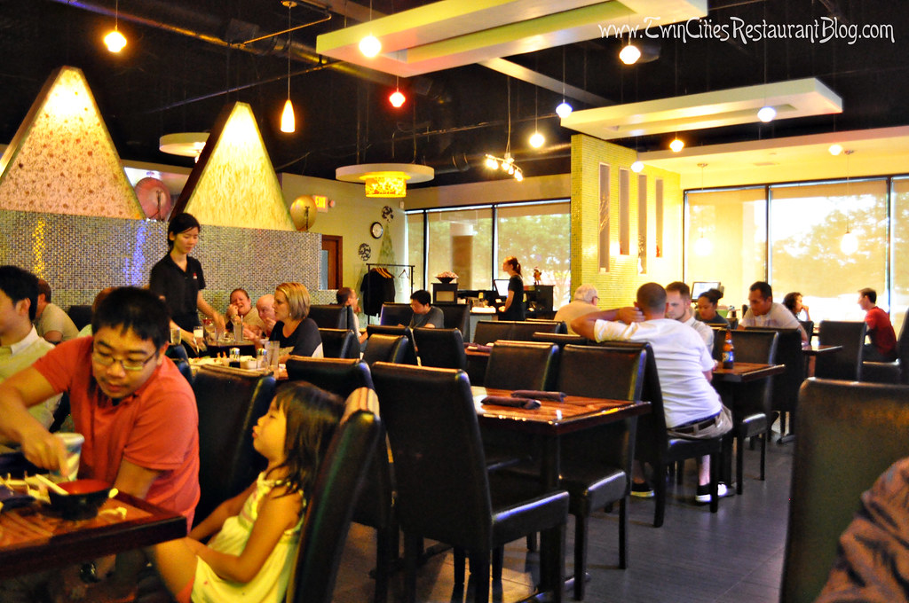 View from the Sushi Bar at Osaka Roseville, MN Kristi Sauer Flickr