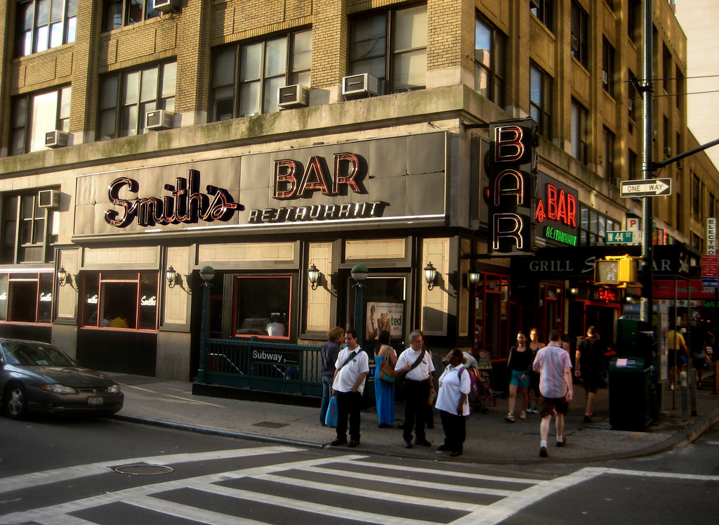 Smiths Bar Restaurant Grill on the corner of 44th Street N