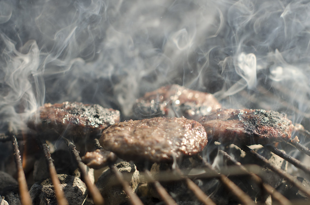 Grilling Burgers A hamburger (also called a hamburger sand… Flickr