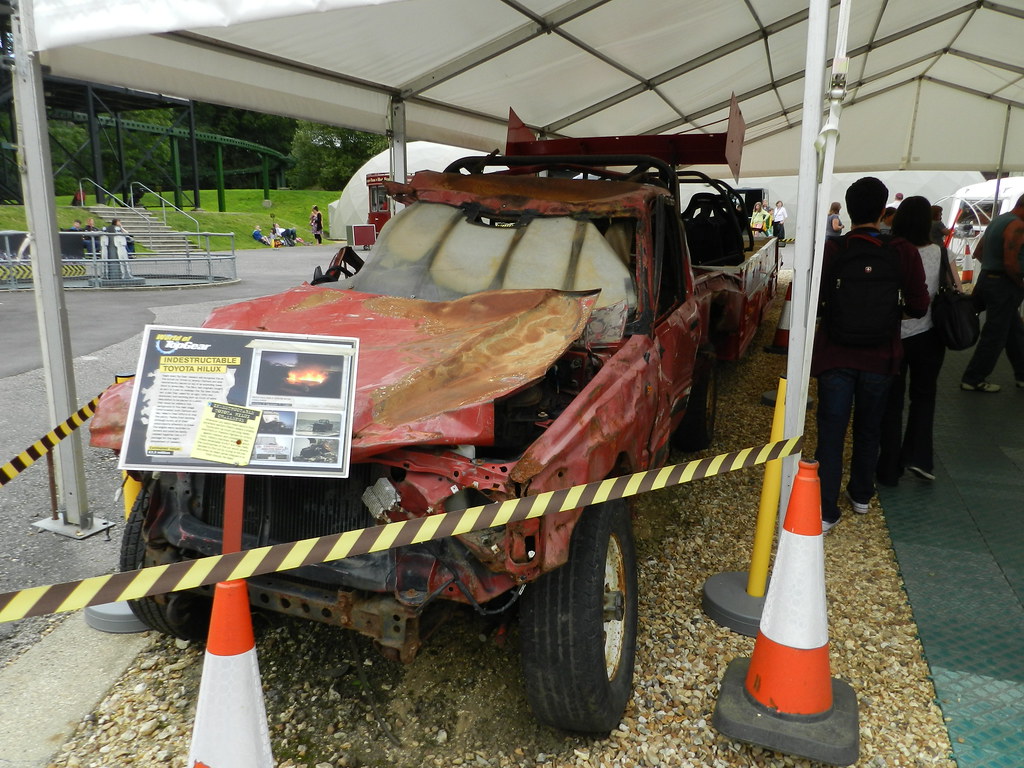 Indestructible Toyota Hilux Top Gear at National Motor M… Flickr