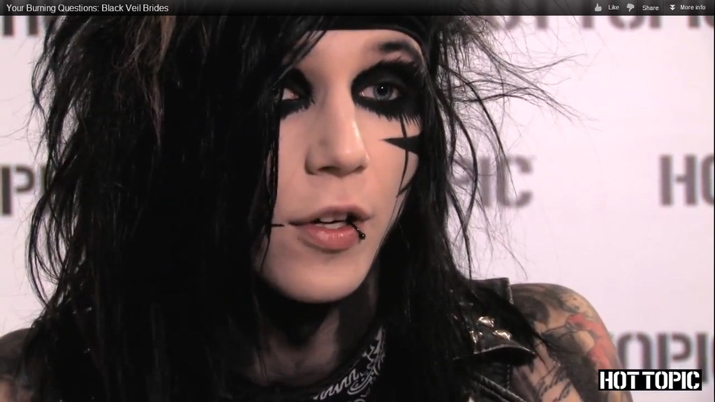BLACK VEIL BRIDES “Hot Topic” interview screen capture (13… Flickr