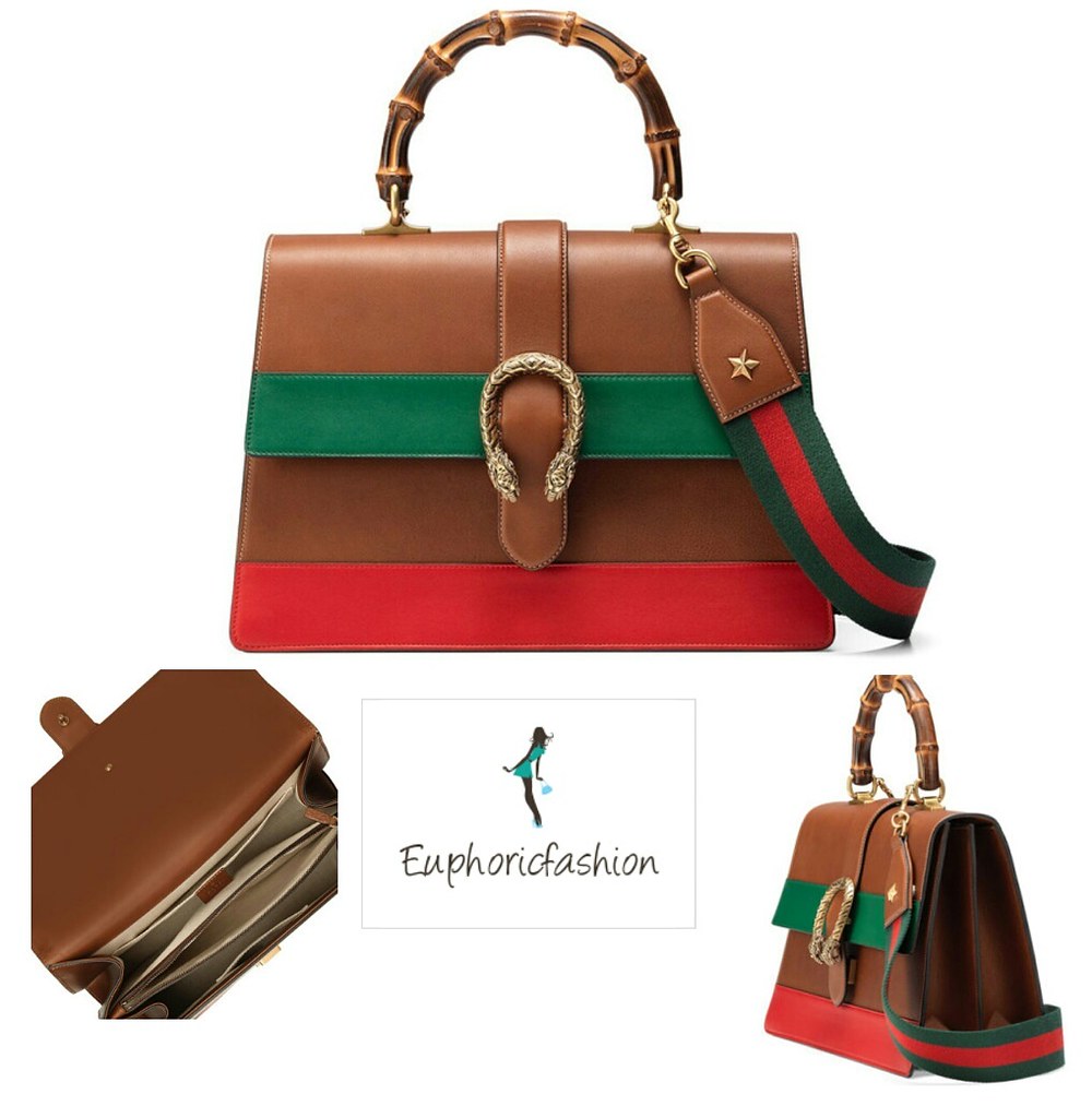 Gucci Dionysus Striped Bamboo TopHandle Bag Visit our web… Flickr