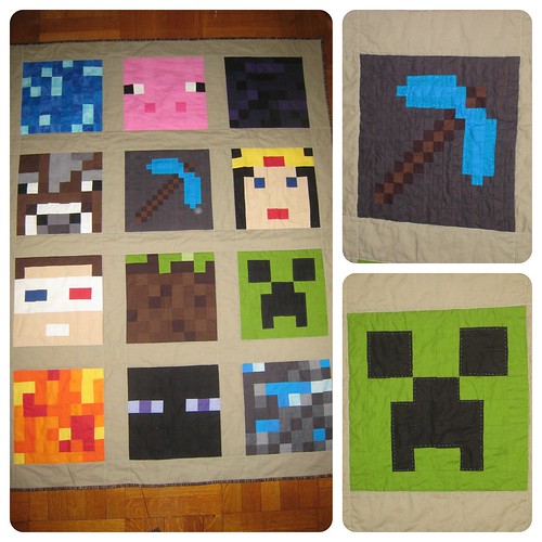 Minecraft mosaic Casey Flickr