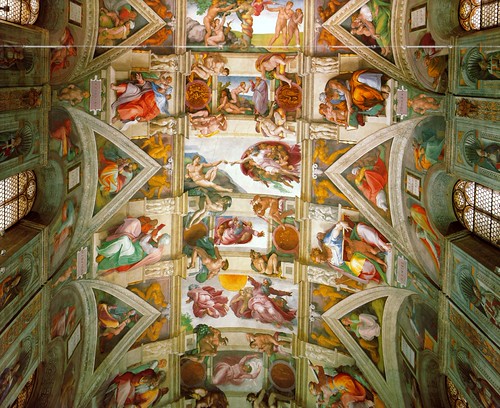 Sixtinische Kapelle, Michelangelo, Deckenfresko (ceiling f… Flickr