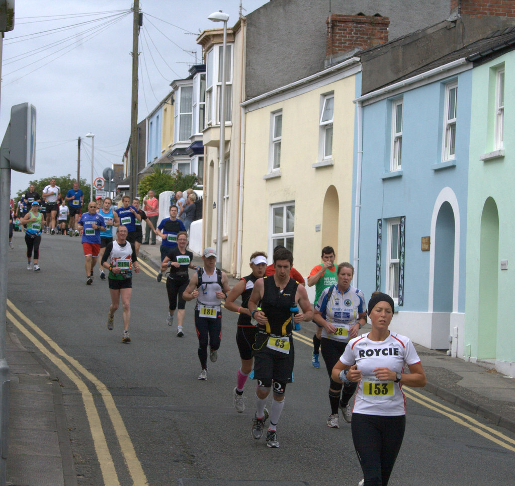Tenby Marathon in Trafalgar Road lhourahane Flickr