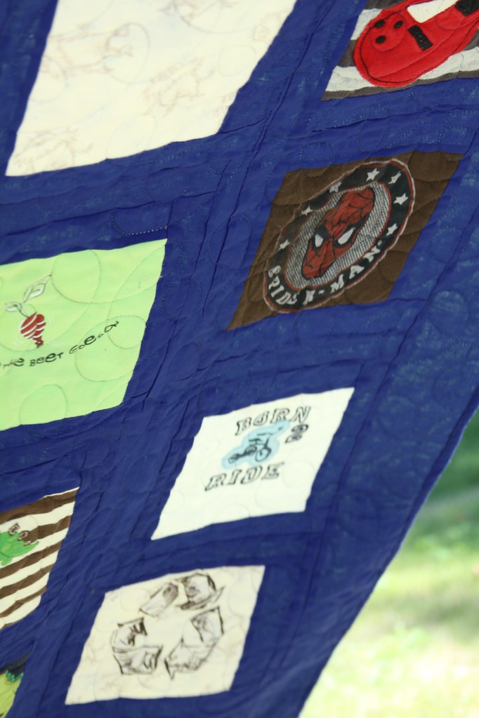 Custom Memory Baby Quilt for Corwin Custom Baby Quilt made… Flickr