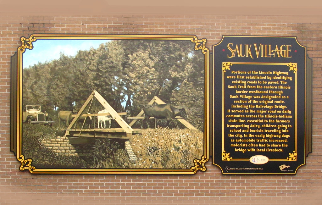 Sauk Village mural Drive Lincoln Highway Flickr