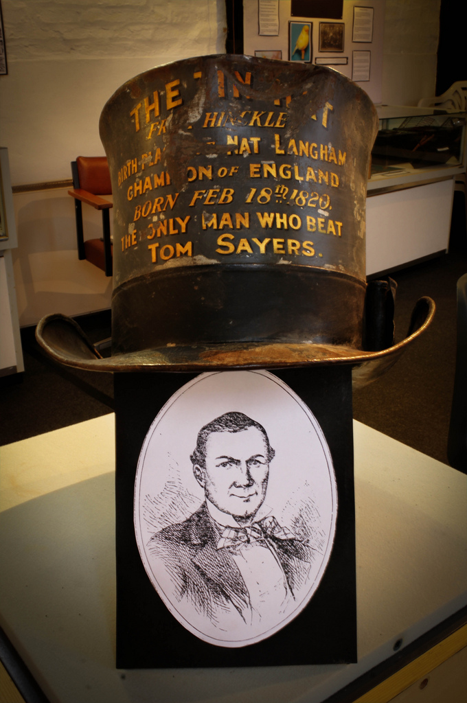 Tin Hats (1) Nat Langham`s tin hat. Nat was born on 18th F… Flickr