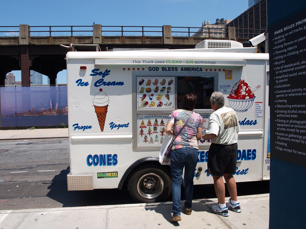 Ice cream truck, Hudson Yards, West Side New York City Flickr