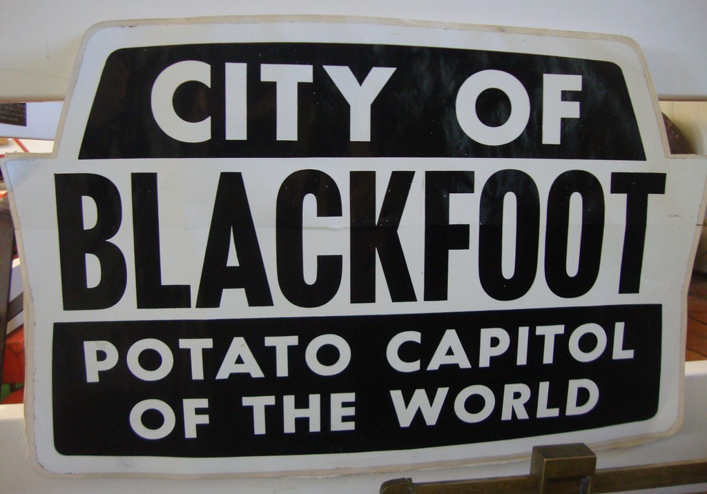 City of Blackfoot Sign (Blackfoot, Idaho) Blackfoot is a l… Flickr