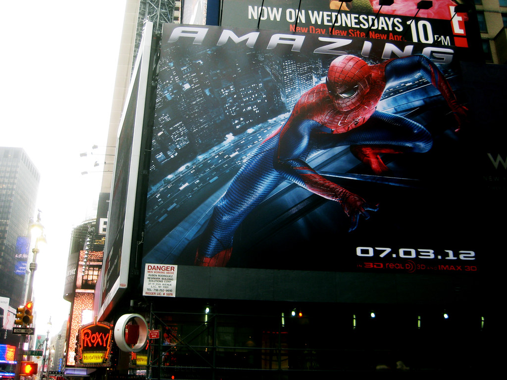 Amazing Spiderman Movie Poster Billboard Times Square 201… Flickr