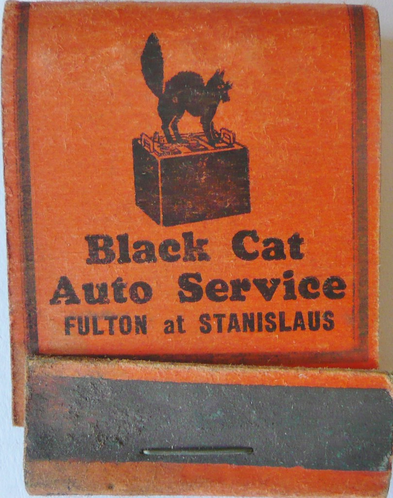 BLACK CAT AUTO SERVICE FRESNO CALIF Fulton at Stanislaus. Flickr