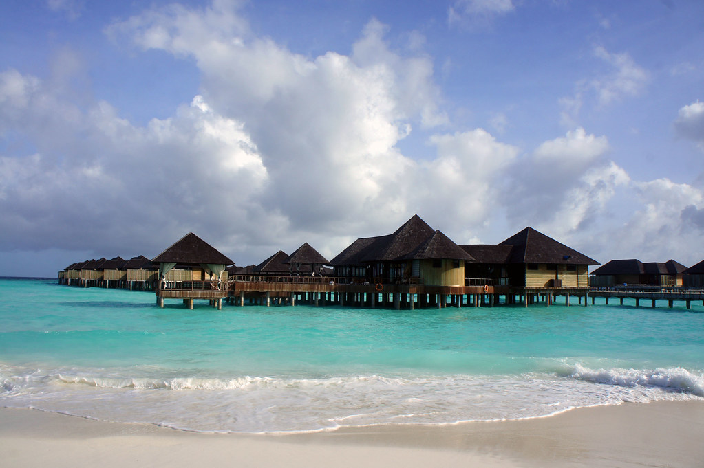 hilton iru fushi maldives beach and villas Surrounded by