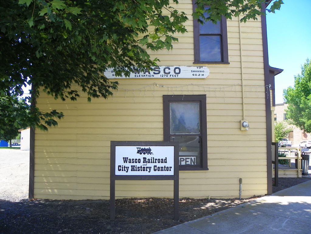 Wasco Railroad and City History Center Wasco, Sherman Coun… Flickr