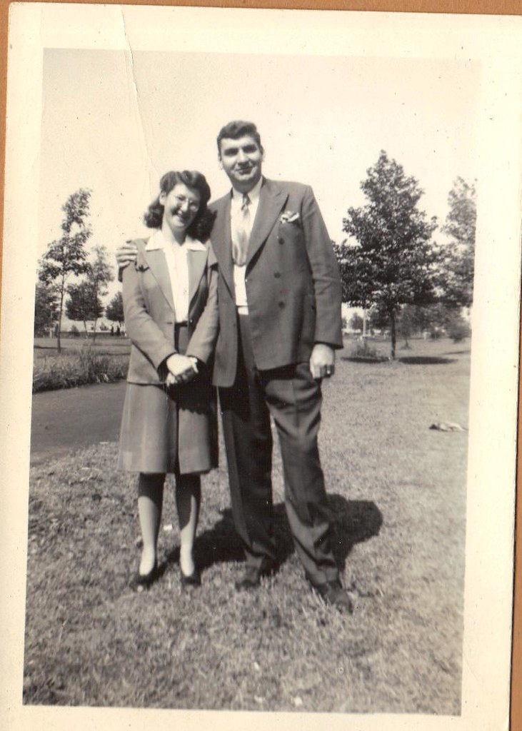 Ev McClain and Jim Farrington October 1943 Mary Flickr