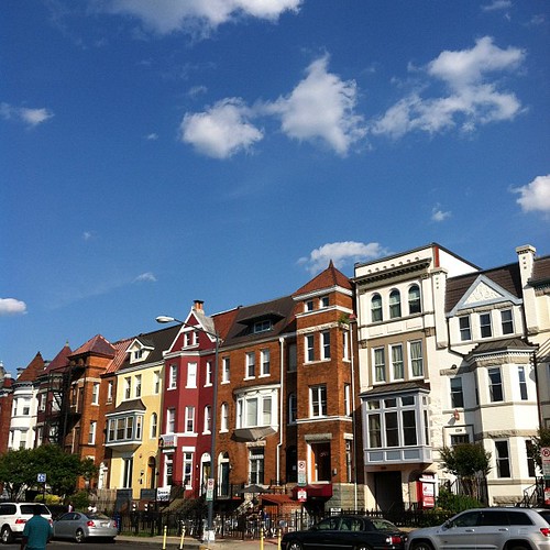 Columbia Heights Rowhouses Rowhouses on the south side of … Flickr