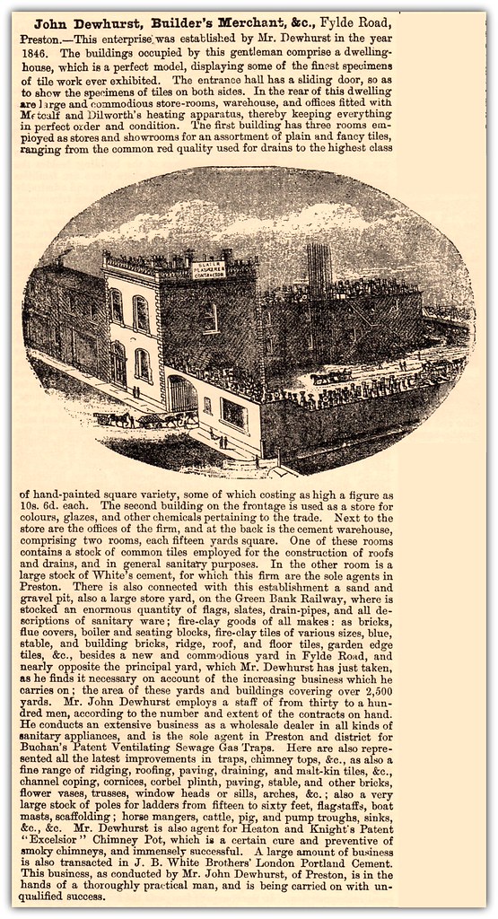 John Dewhurst, Builder's Merchant, Fylde Road, Preston. Flickr