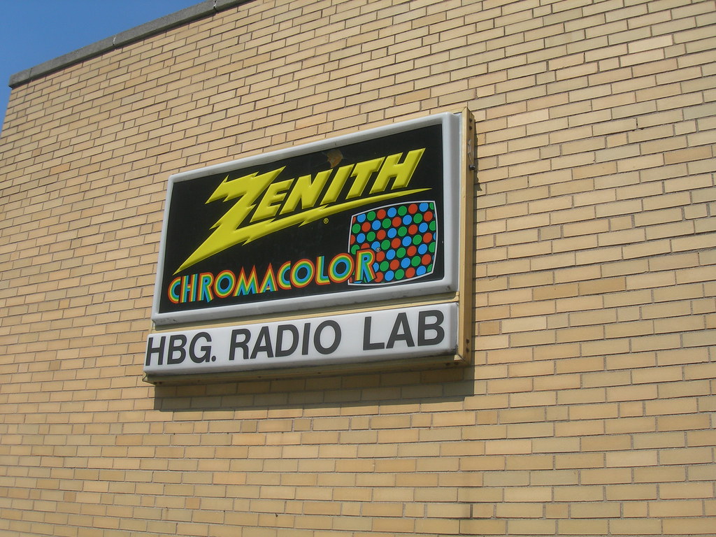 Zenith Chromacolor sign Harrisburg, PA The great old Zenit… Flickr