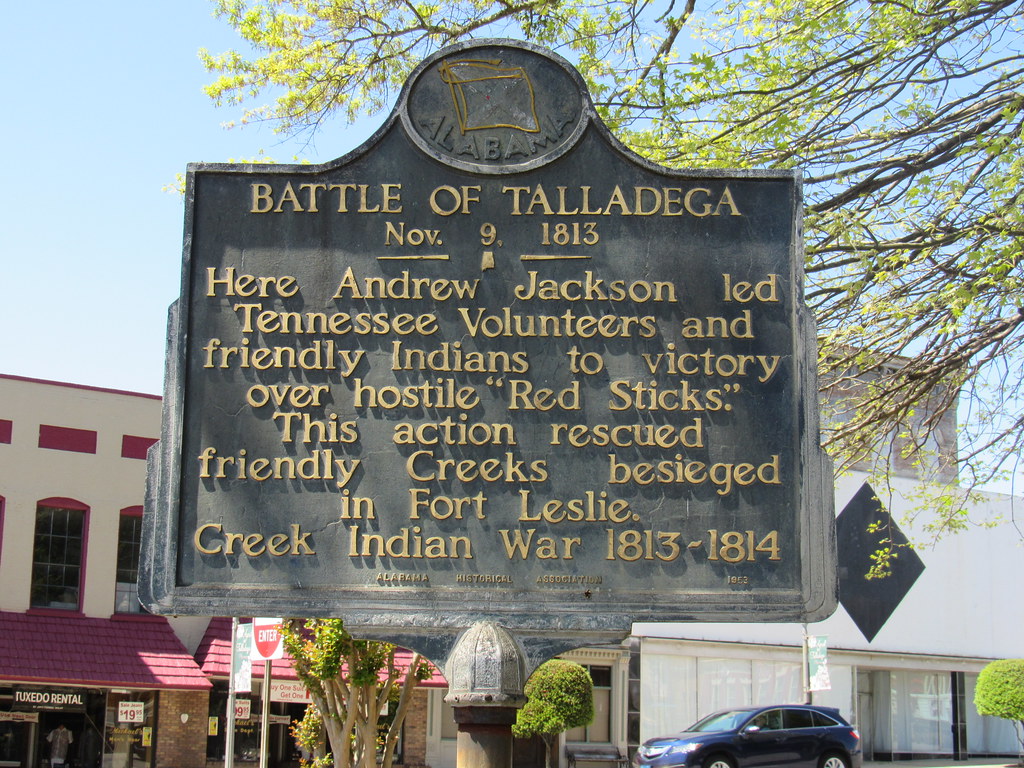 Historic MarkerBattle of TalladegaTalladega, Al. a photo on
