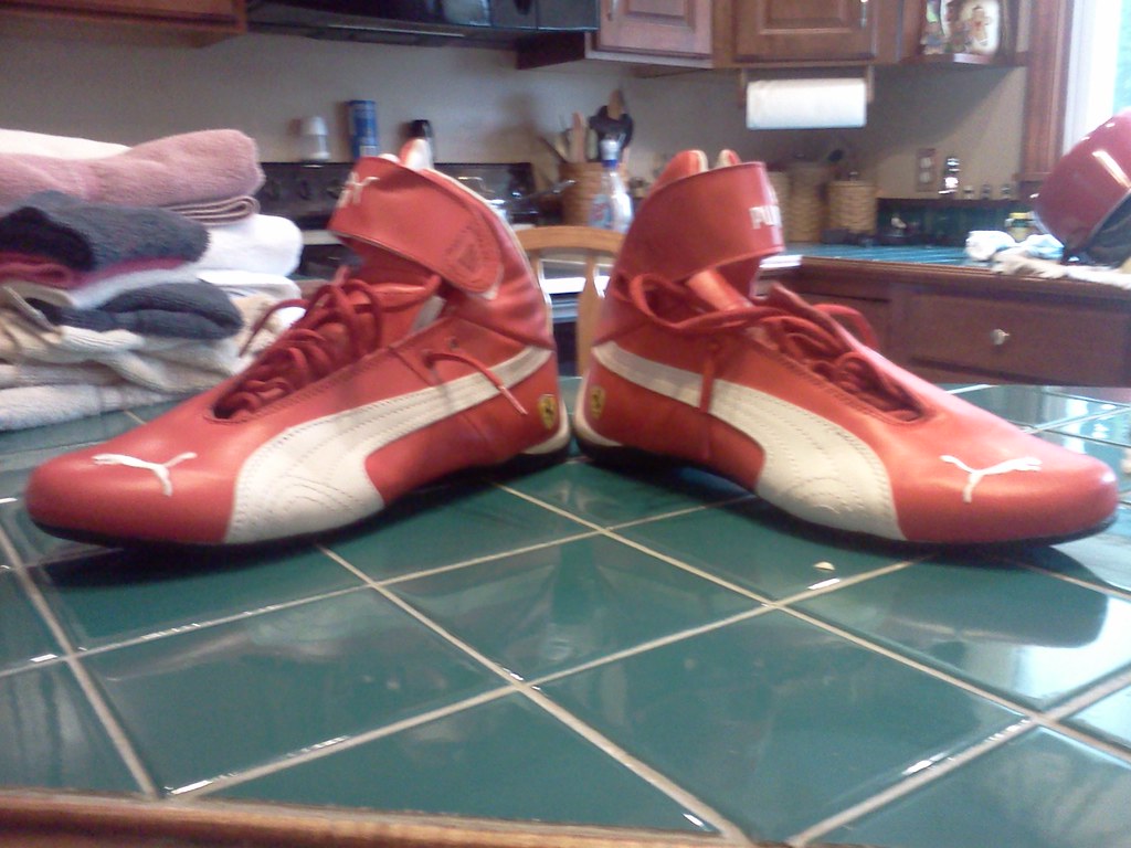 pumas wrestling shoes outside Todd Lane Flickr