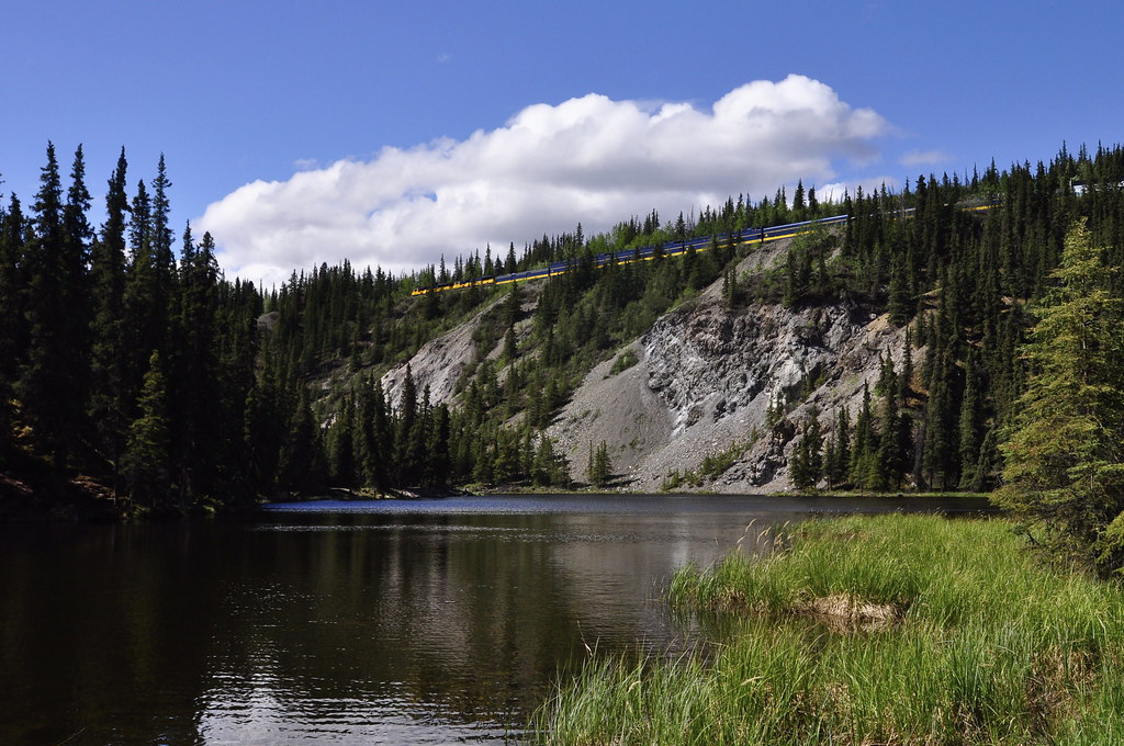 Horseshoe Lake With Train Dan Flickr