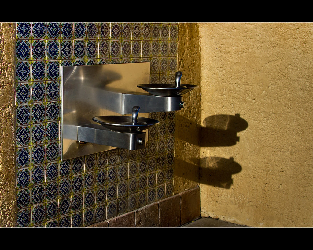 Quench III Details of water fountains along Hollywood Boul… Flickr