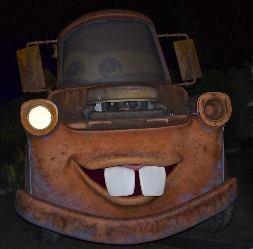 Tow Mater in the Radiator Springs Racers Jerry Bassett Flickr