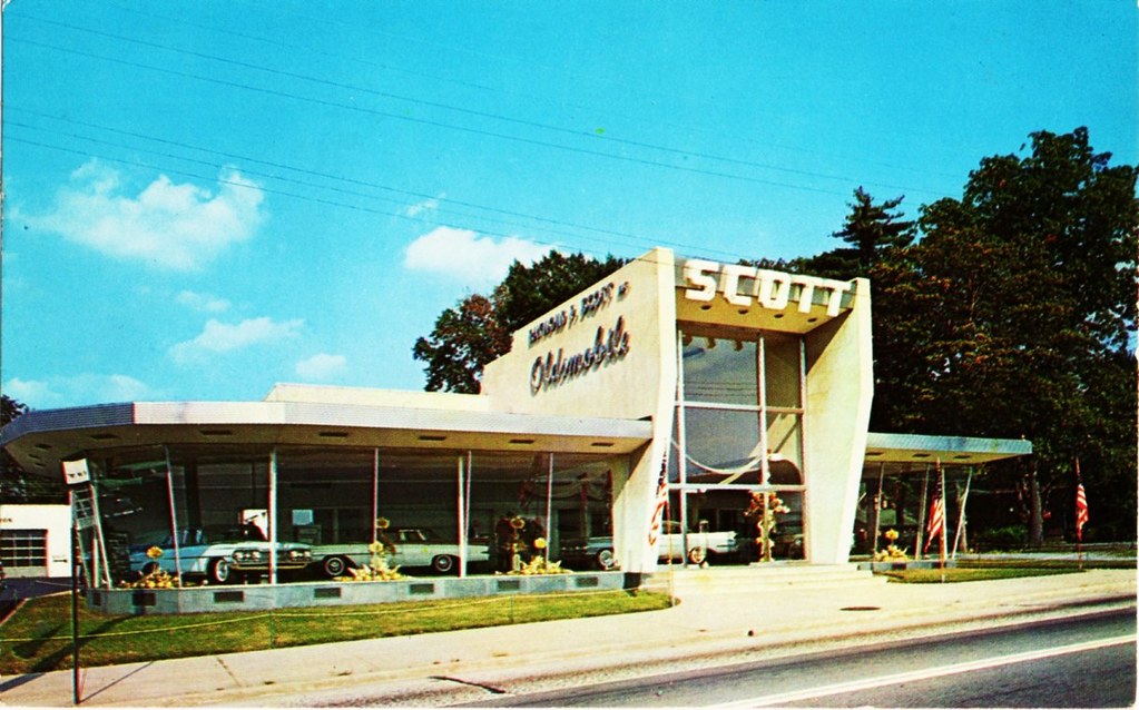 Raymond P. Scott Oldsmobile, Wynnewood PA, 1959 a photo on Flickriver
