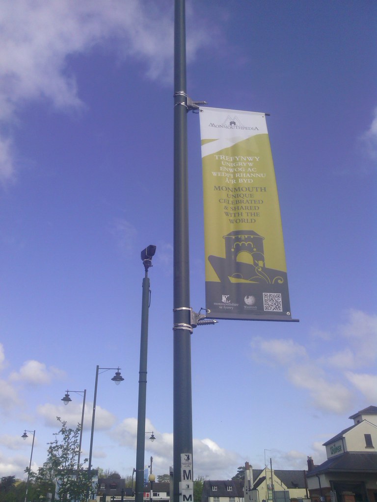 A Wikipedia Town May 15th and Monmouth has banners to be t… Flickr