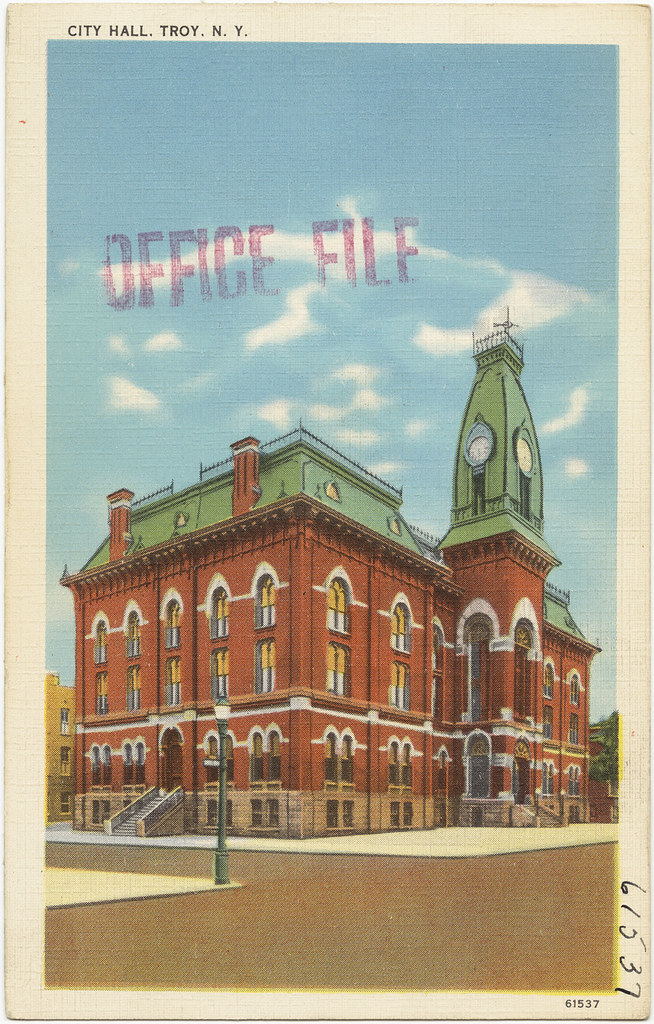 City hall, Troy, N. Y. File name 06_10_006159 Title City… Flickr