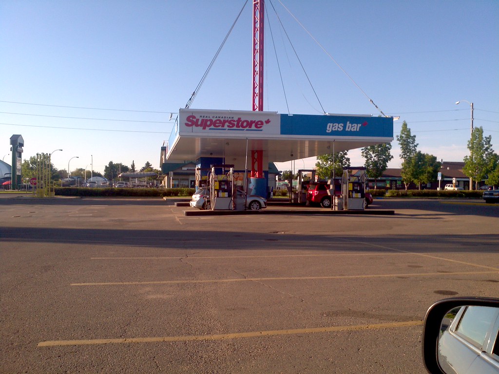 Real Canadian Superstore Gas Bar in Prince Albert Notice t… Flickr