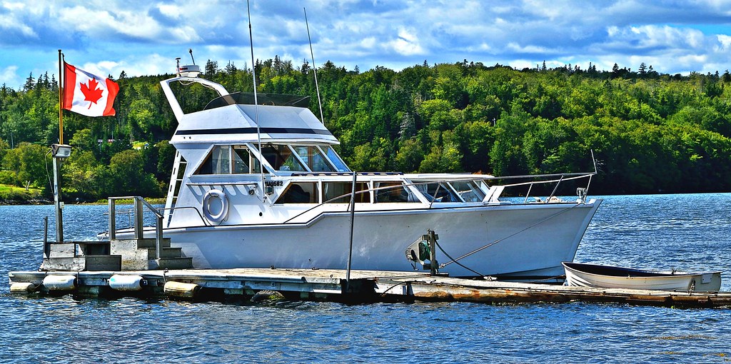 Docked at Sheet Harbour, Nova Scotia. See more in my Canad… Flickr