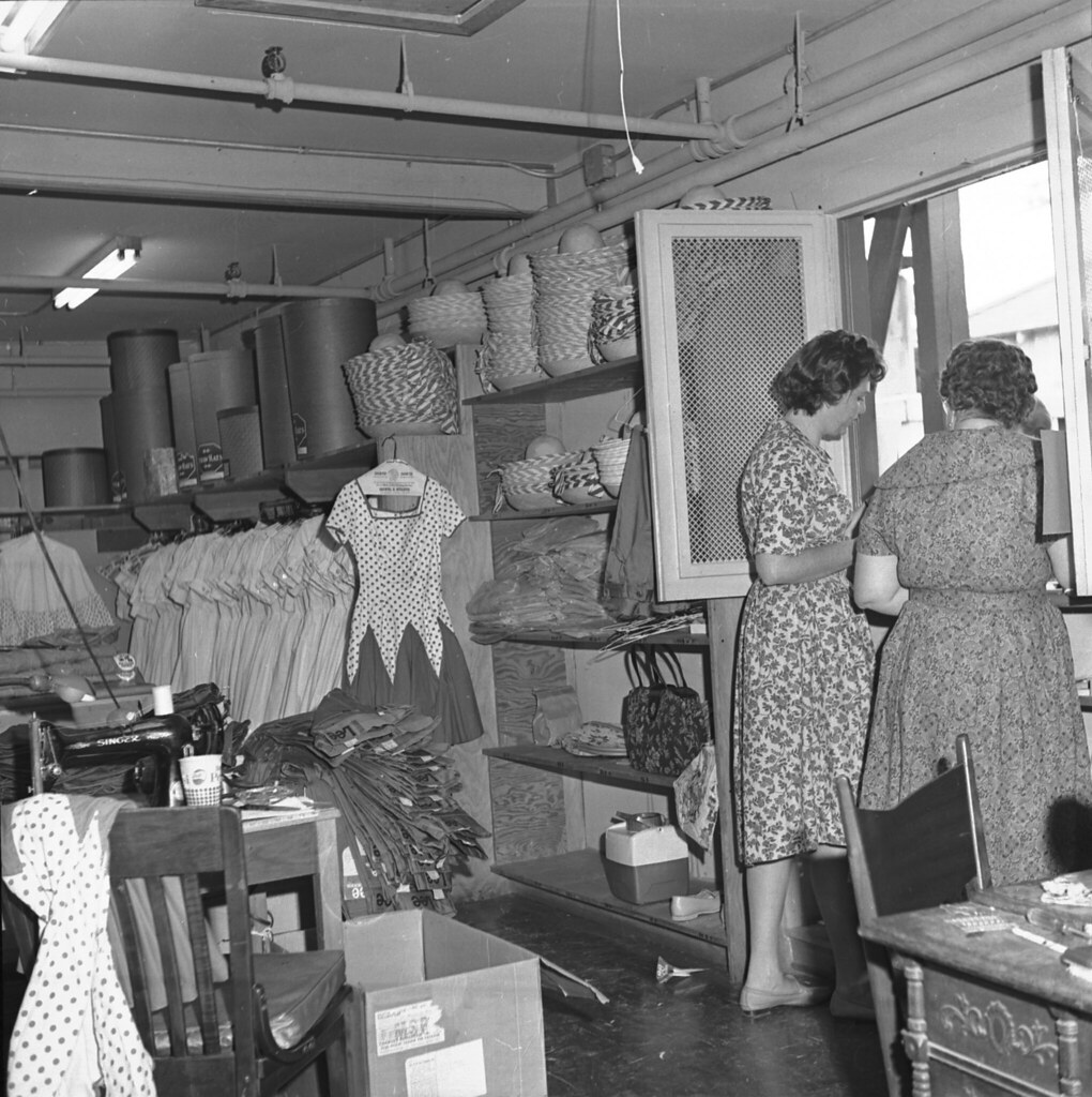 10005931 The wardrobe department, shown here in 1963, was … Flickr