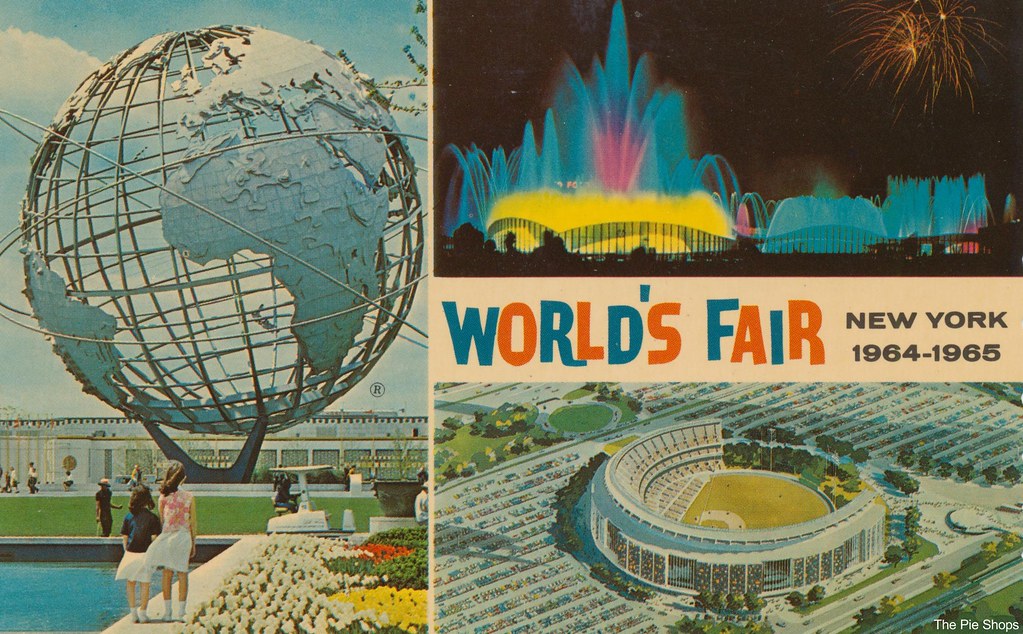 New York World's Fair 196465 Left side Unisphere with th… Flickr