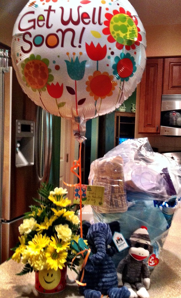 Get Well Balloon & Stuffed Animals Get well stuff from my … Flickr