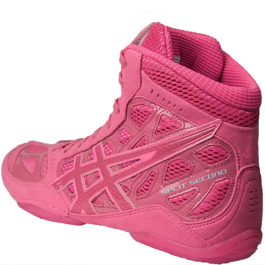 ASICS SS9 TIGERSHOCK WRESTLING SHOES BERRY NEON PINK Flickr