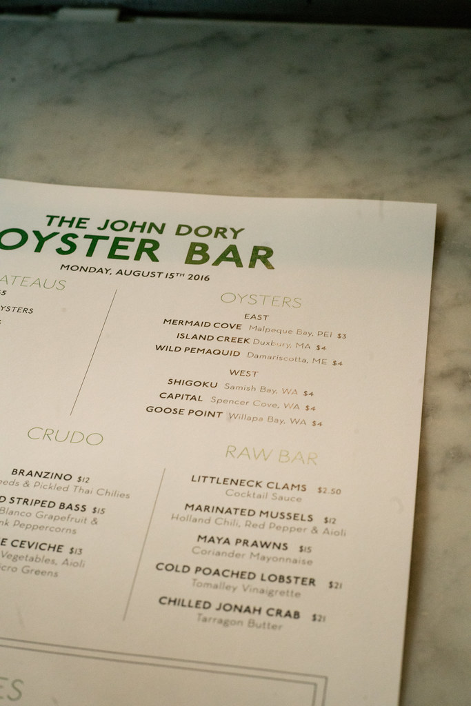 John Dory Oyster Bar with the Dinner in the Dark crew from… Flickr