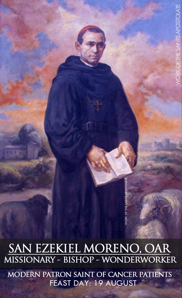 SAN EZEKIEL MORENO CARD Work of the Saints Apostolate Flickr