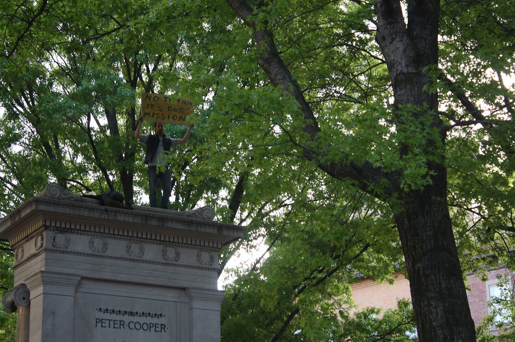 Cooper Union Walk Out 04.25.12 No Tuition is Our Mission Flickr