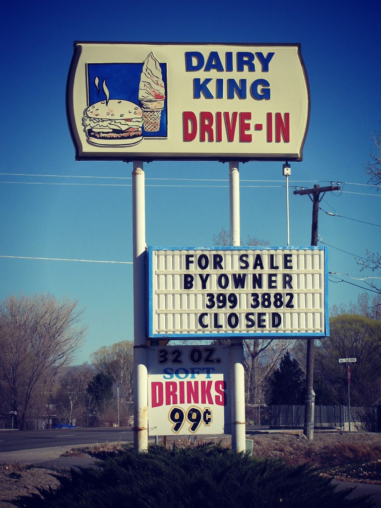 The Dairy King is closed (1 of 3) Highway US50, Delta, Col… Flickr