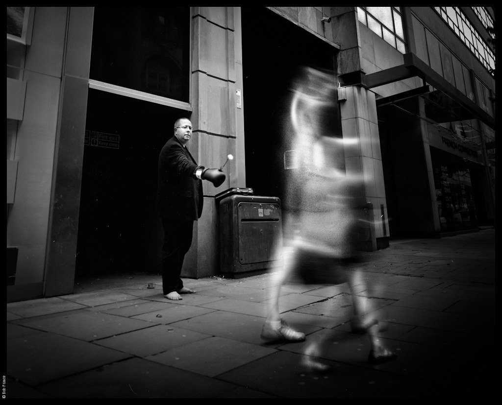 Long exposure street photography. Ilford Delta 100, 2 Sec… Flickr