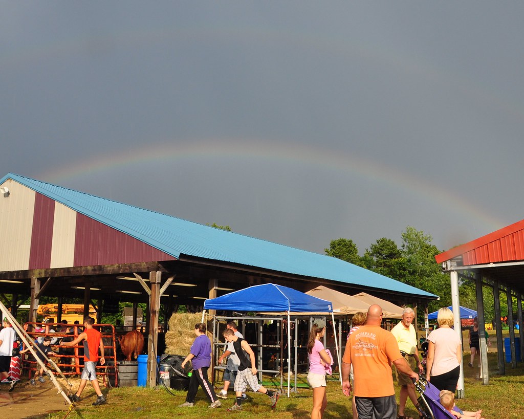 Rainbow X 2 Barnstable County Fair, Cape Cod, MA July 2012… Flickr