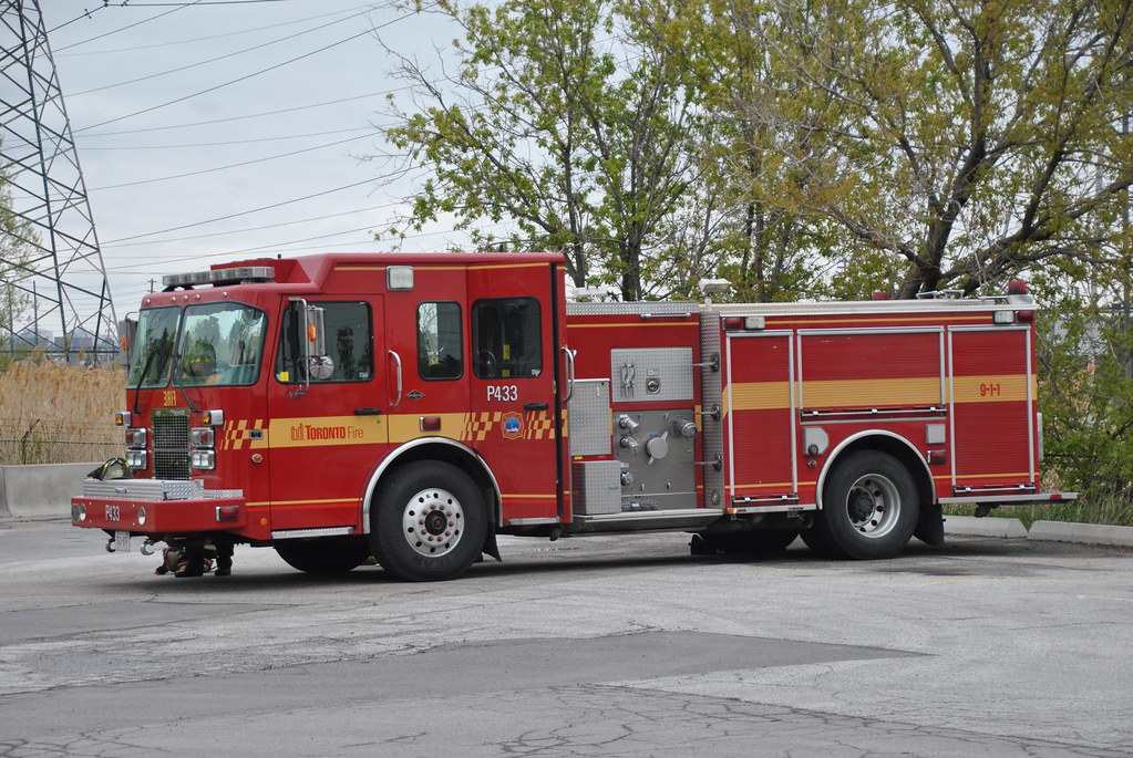 Toronto Fire Live Burn at West Command Training Centre. Larry