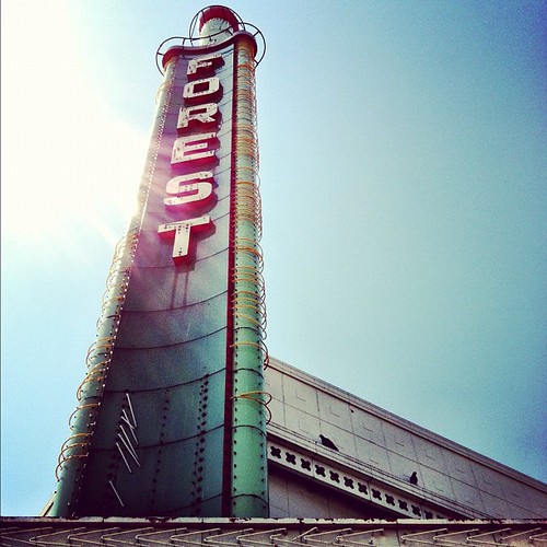 Vintage neon sign Forest Theater, Dallas, Texas Flickr