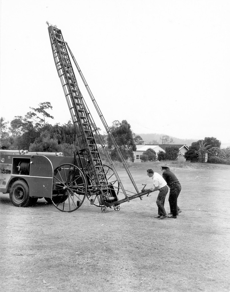 Toowoomba Fire Fighting Appliance, c.1970 www.archivessear… Flickr