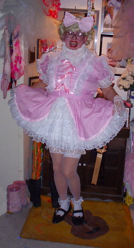 Pink Gingham Sissy Emily | Standing among Sissy Stephanie's … | Flickr
