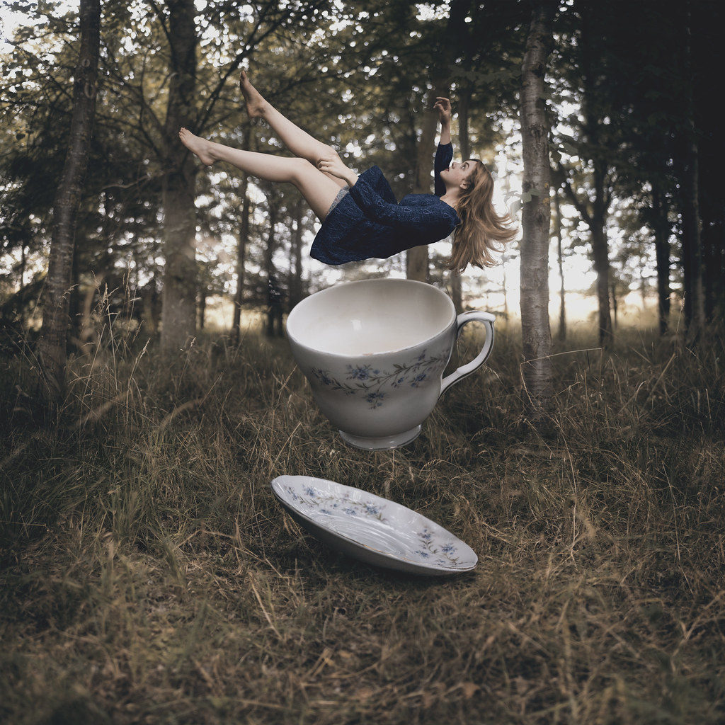 Falling Giant teacups means giant cups of tea. Shoutout to… Flickr