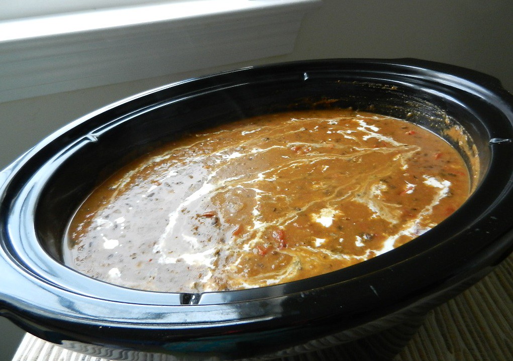 Slow Cooker Dal makhani Indian Dal makhani made partially … Flickr