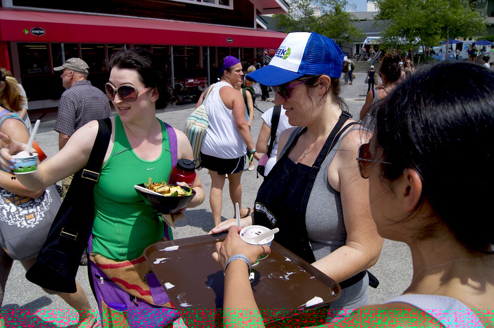 Wanderlust Vermont 2012 Dishing out free scoops and Gettin… Flickr